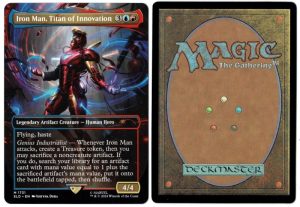 Iron Man, Titan of Innovation from Secret Lair Drop Series Magic the Gathering Proxy