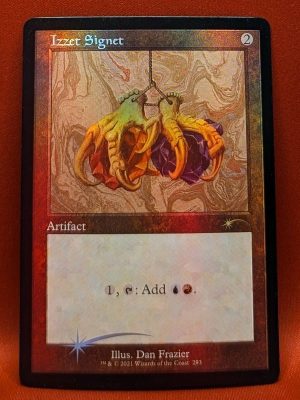 FOIL Izzet Signet (Retro Frame) from Secret Lair Drop Series Magic the Gathering Proxy