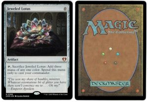 Jeweled Lotus from Commander Masters Proxy