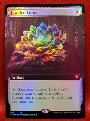 FOIL Jeweled Lotus (Extended Art) from Commander Legends Magic the Gathering Proxy