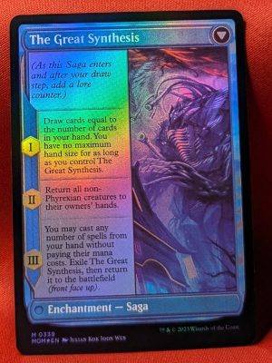 FOIL Jin-Gitaxias (Serial Numbered 001/500) from March of the Machine MTG Proxy