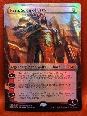 FOIL Karn, Scion of Urza from Ravnica Allegiance: Mythic Edition MTG Proxy