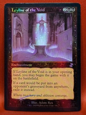 FOIL Leyline of the Void from Time Spiral: Remastered MTG Proxy