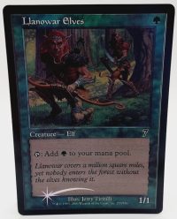 llanowar elves foil