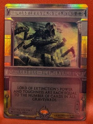 FOIL Lord of Extinction from Amonkhet Invocations MTG Proxy