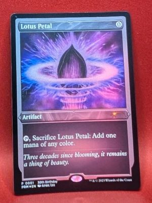 ESPER FOIL Lotus Petal from Unique and Miscellaneous Promos MTG Proxy