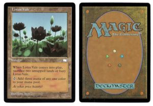 Lotus Vale from Weatherlight MTG Proxy