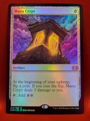 FOIL Mana Crypt from Double Masters Magic the Gathering Proxy