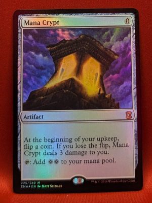 FOIL Mana Crypt from Eternal Masters Magic the Gathering Proxy