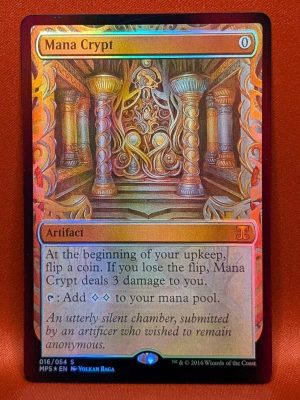 FOIL Mana Crypt from Kaladesh Invention MTG Proxy