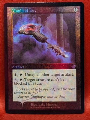 FOIL Manifold Key from Time Spiral: Remastered Magic the Gathering Proxy