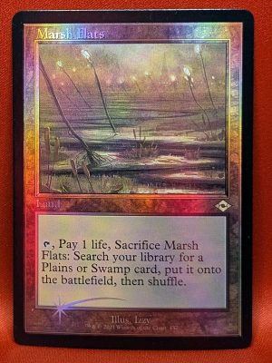 FOIL Marsh Flats (Retro Frame) from Modern Horizons 2 Magic the Gathering Proxy