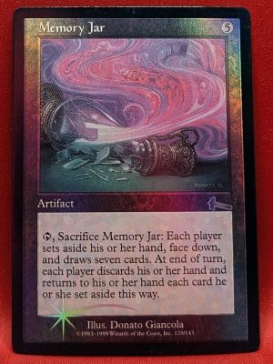 FOIL Memory Jar from Urza's Legacy Magic the Gathering Proxy