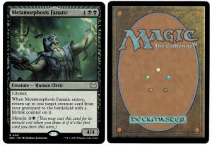 Metamorphosis Fanatic (Extended Art) from Commander: Duskmourn: House of Horror MTG Proxy