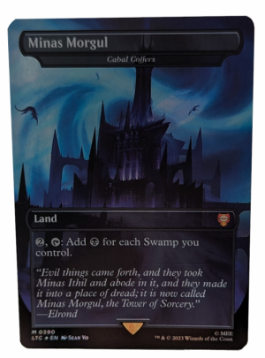 SURGE FOIL Minas Morgul - Cabal Coffers from Commander: The Lord of the Rings: Tales of Middle-earth MTG Proxy