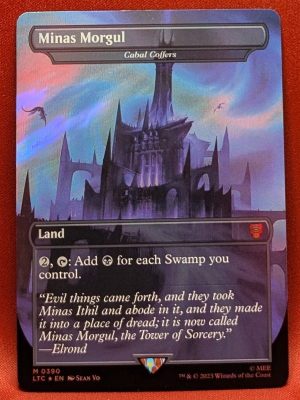 SURGE FOIL Minas Morgul - Cabal Coffers from Commander: The Lord of the Rings: Tales of Middle-earth Magic the Gathering Proxy