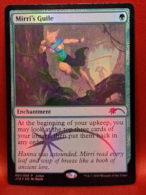 FOIL Mirri's Guile from Judge Gift Promo 2019 MTG Proxy