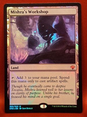 FOIL Mishra's Workshop from Vintage Masters Magic the Gathering Proxy