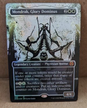 FOIL Mondrak, Glory Dominus (Showcase) from Phyrexia: All Will Be One MTG Proxy