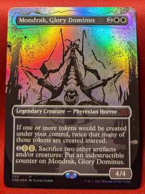 FOIL Mondrak, Glory Dominus (Showcase) from Phyrexia: All Will Be One MTG Proxy