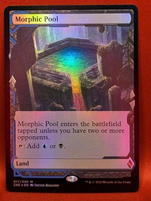 FOIL Morphic Pool from Zendikar Rising Expedition Magic the Gathering Proxy