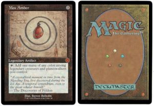 Mox Amber (Schematic) from The Brothers' War: Retro Artifacts Proxy