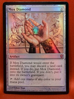 FOIL Mox Diamond from the Vault: Relics MTG Proxy