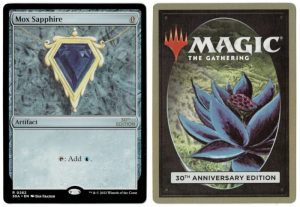 Mox Sapphire from 30th Anniversary Edition Proxy