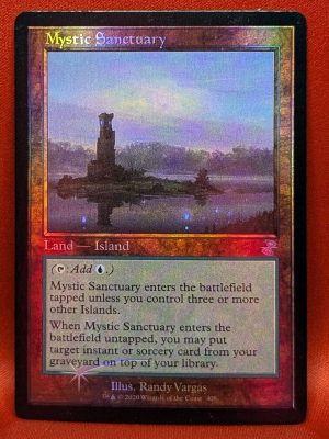 FOIL Mystic Sanctuary from Time Spiral: Remastered Magic the Gathering Proxy