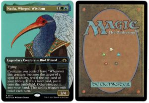 Nadu, Winged Wisdom (Borderless) from Modern Horizons 3 Proxy