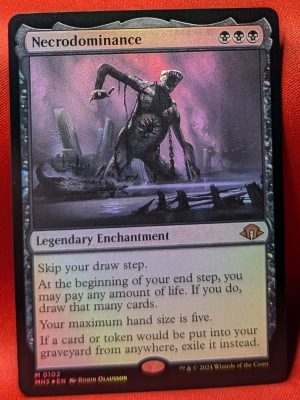 FOIL Necrodominance from Modern Horizons 3 MTG Proxy