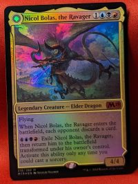 nicol bolas the ravager foil