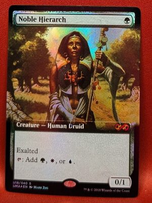 FOIL Noble Hierarch from Ultimate Masters Box Topper MTG Proxy