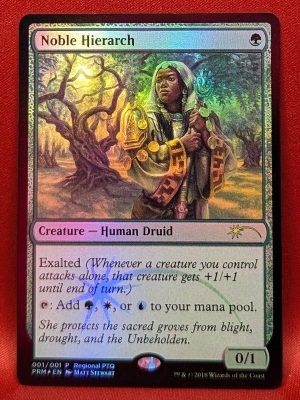 FOIL Noble Hierarch from Pro tour Promo MTG Proxy