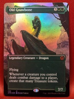 FOIL Old Gnawbone (Borderless) from Adventures in the Forgotten Realms