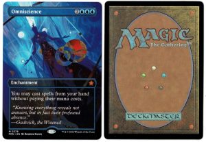 Omniscience (Borderless) from Magic Foundations Proxy