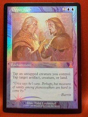 FOIL Opposition from 7th Edition MTG Proxy