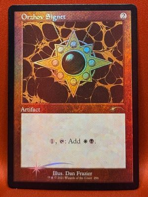 FOIL Orzhov Signet from Secret Lair Drop Series MTG Proxy