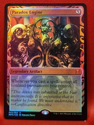 FOIL Paradox Engine from Kaladesh Inventions Magic the Gathering Proxy