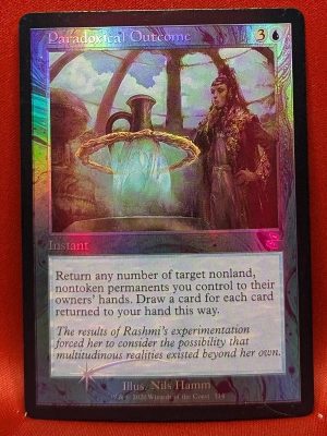 FOIL Paradoxical Outcome from Time Spiral: Remastered MTG Proxy