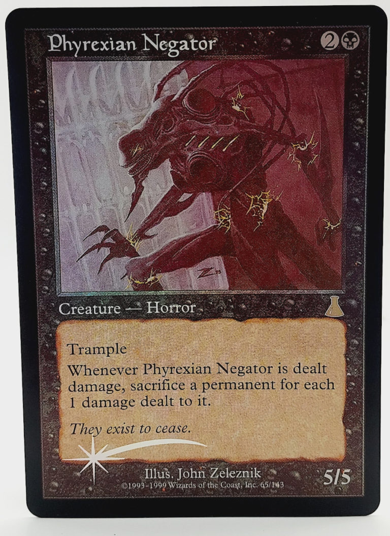 foilプロモ・ファイレクシアの抹殺者/Phyrexian Negator 3枚