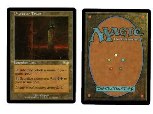 Phyrexian Tower from Urzas Saga MTG Proxy