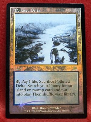 FOIL Polluted Delta from Onslaught Magic the Gathering Proxy