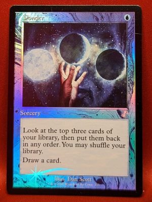 FOIL Ponder from Time Spiral Remastered MTG Proxy