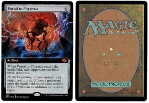 Portal to Phyrexia (Extended Art) from The Brothers' War Proxy