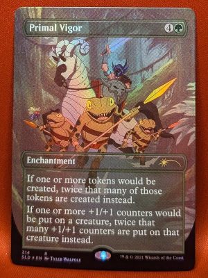 FOIL Primal Vigor from Secret Lair Drop Series MTG Proxy