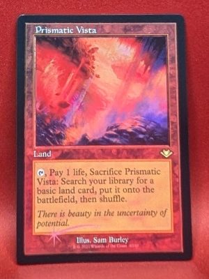 ETCHED FOIL Prismatic Vista (Retro Frame) from Modern Horizons MTG Proxy