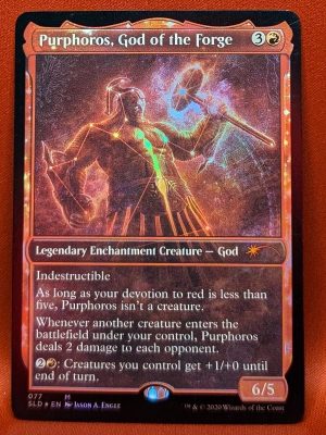 FOIL Purphoros, God of the Forge from Secret Lair Drop Series MTG Proxy