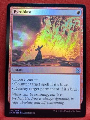 FOIL Pyroblast from Eternal Masters Magic the Gathering Proxy