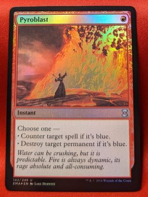 FOIL Pyroblast from Eternal Masters MTG Proxy